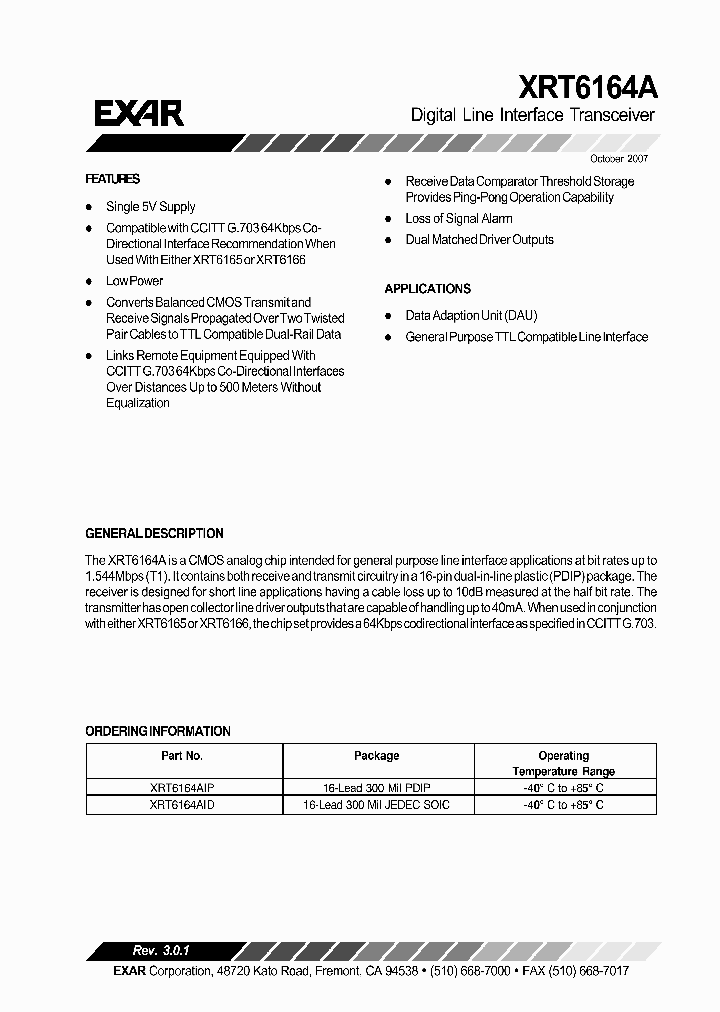 XRT6164A0710_4536696.PDF Datasheet