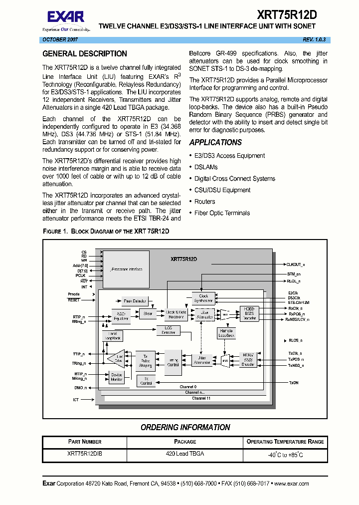 XRT75R12D_4602376.PDF Datasheet