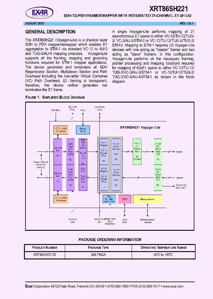 XRT86SH221_4617814.PDF Datasheet