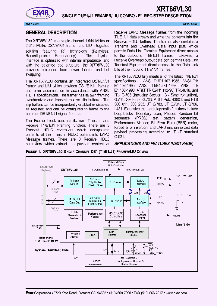 XRT86VL30IV_4817959.PDF Datasheet