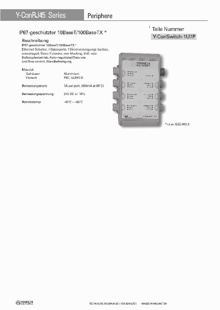 Y-CONSWITCH-1U7P_4560593.PDF Datasheet