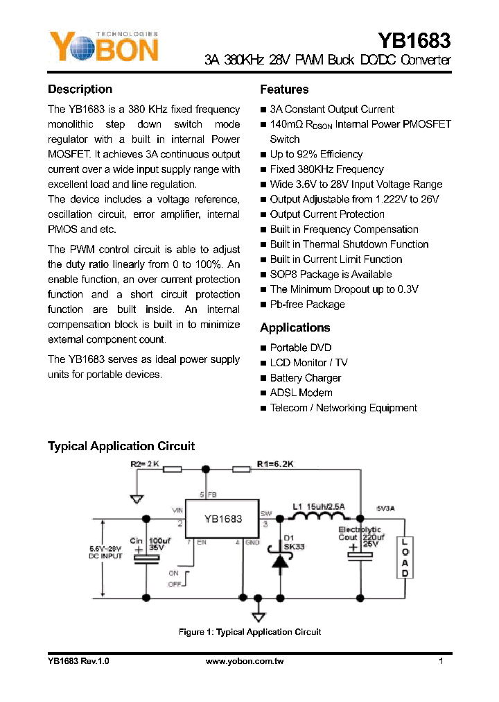 YB1683_4401520.PDF Datasheet