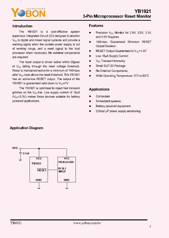 YB1921MB-F_4337198.PDF Datasheet