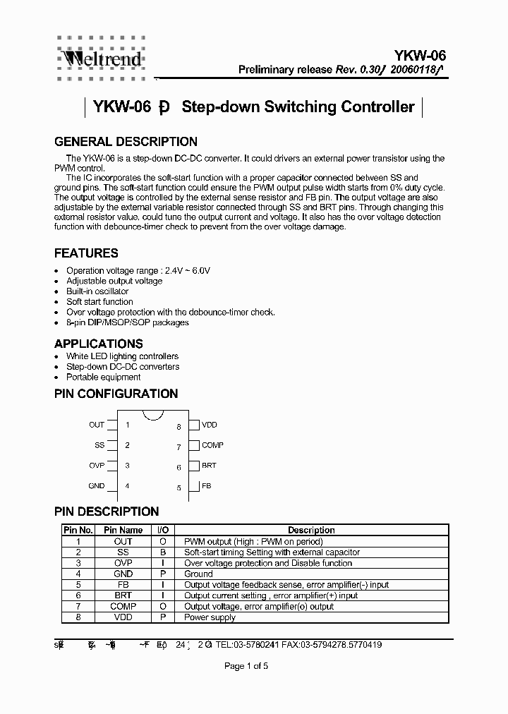 YKW-06_4505221.PDF Datasheet
