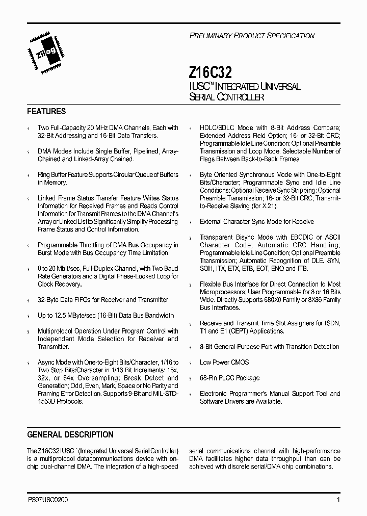 Z16C32IUSC_4666523.PDF Datasheet