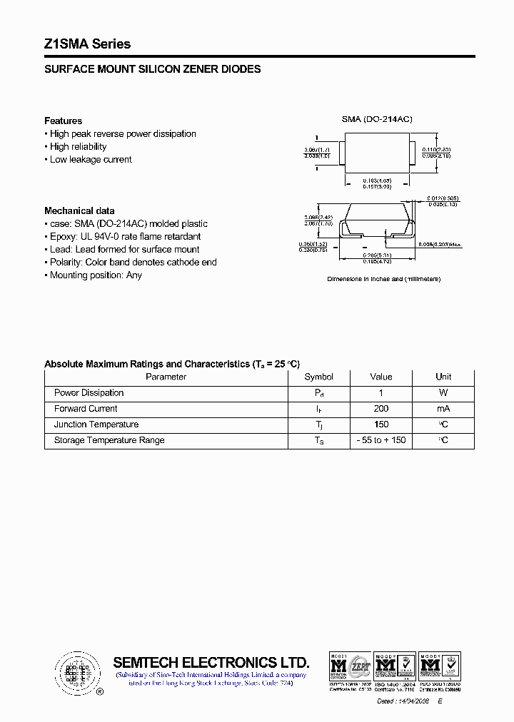 Z1SMA5V1_4450904.PDF Datasheet