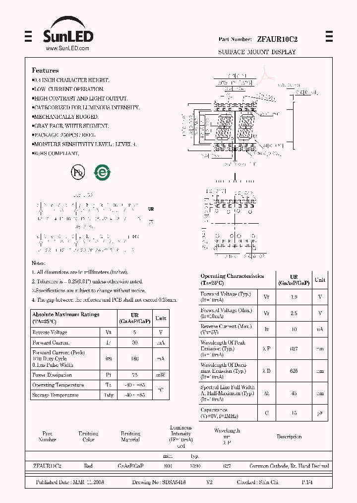 ZFAUR10C2_4501973.PDF Datasheet