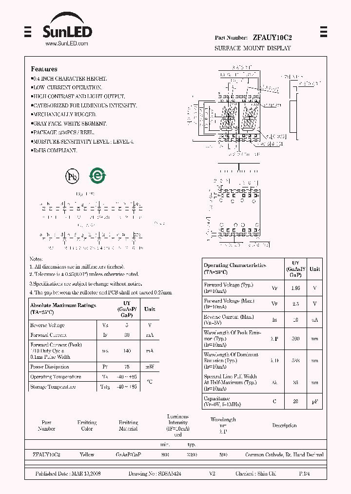 ZFAUY10C2_4501978.PDF Datasheet