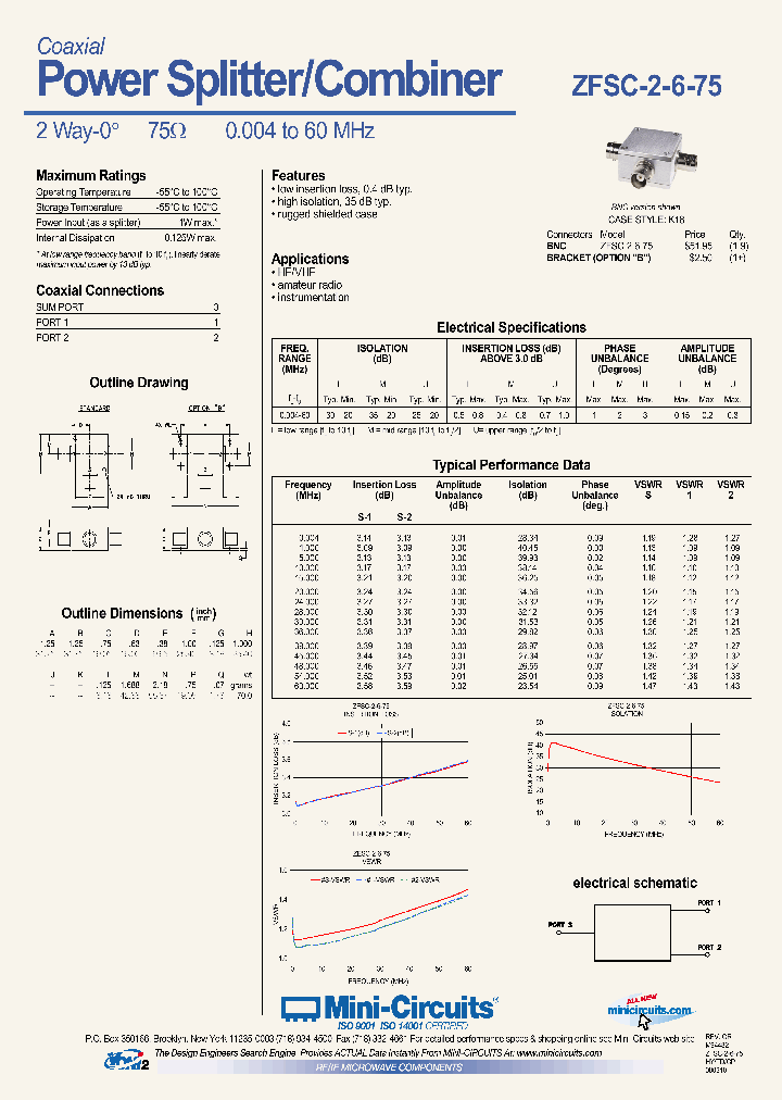 ZFSC-2-6-75_4604156.PDF Datasheet