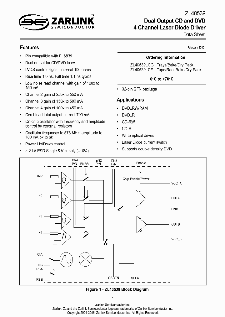 ZL40539LCF_4774508.PDF Datasheet