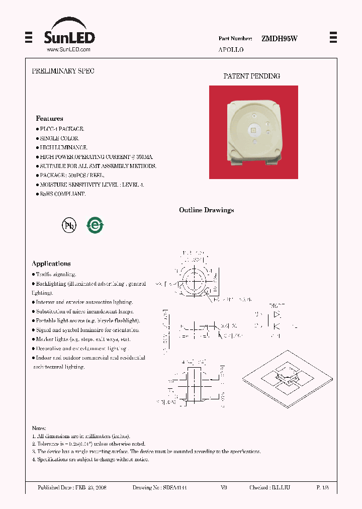 ZMDH95W_4276781.PDF Datasheet