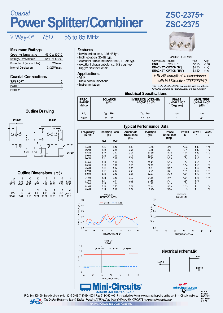 ZSC-2375_4820978.PDF Datasheet