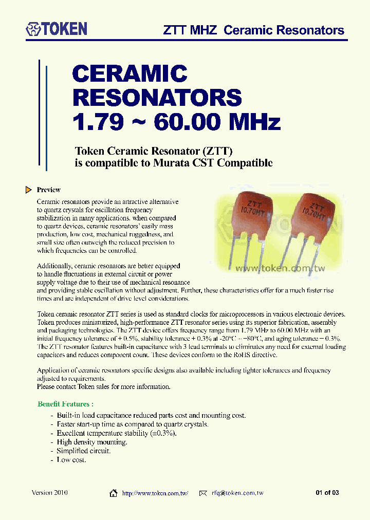 ZTT1693MXP_4563205.PDF Datasheet