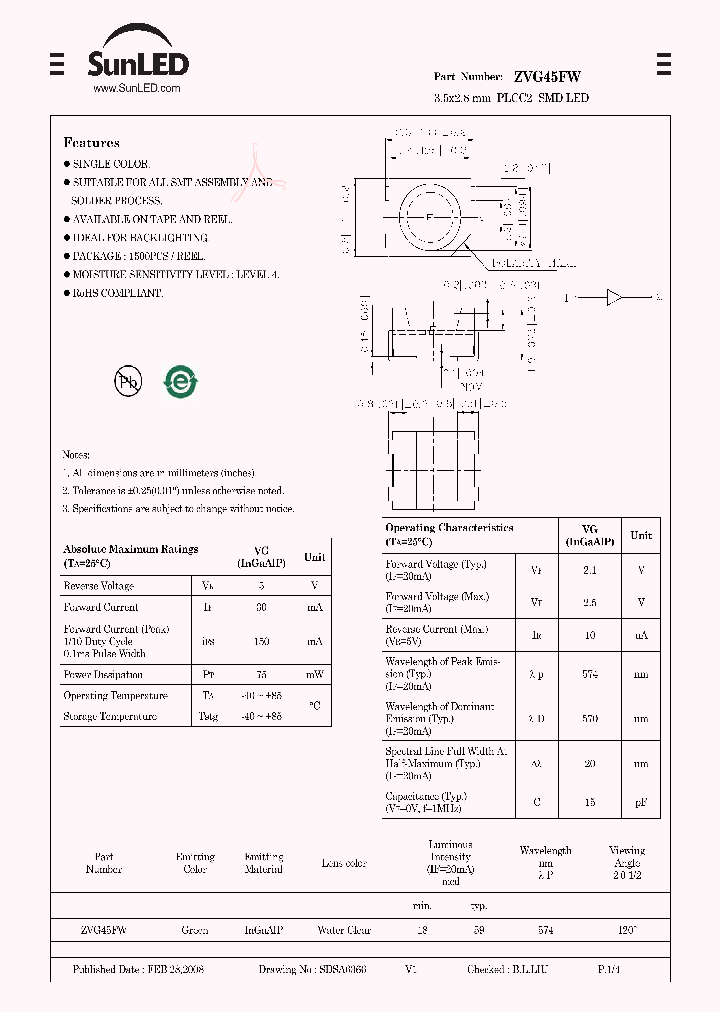 ZVG45FW_4231876.PDF Datasheet