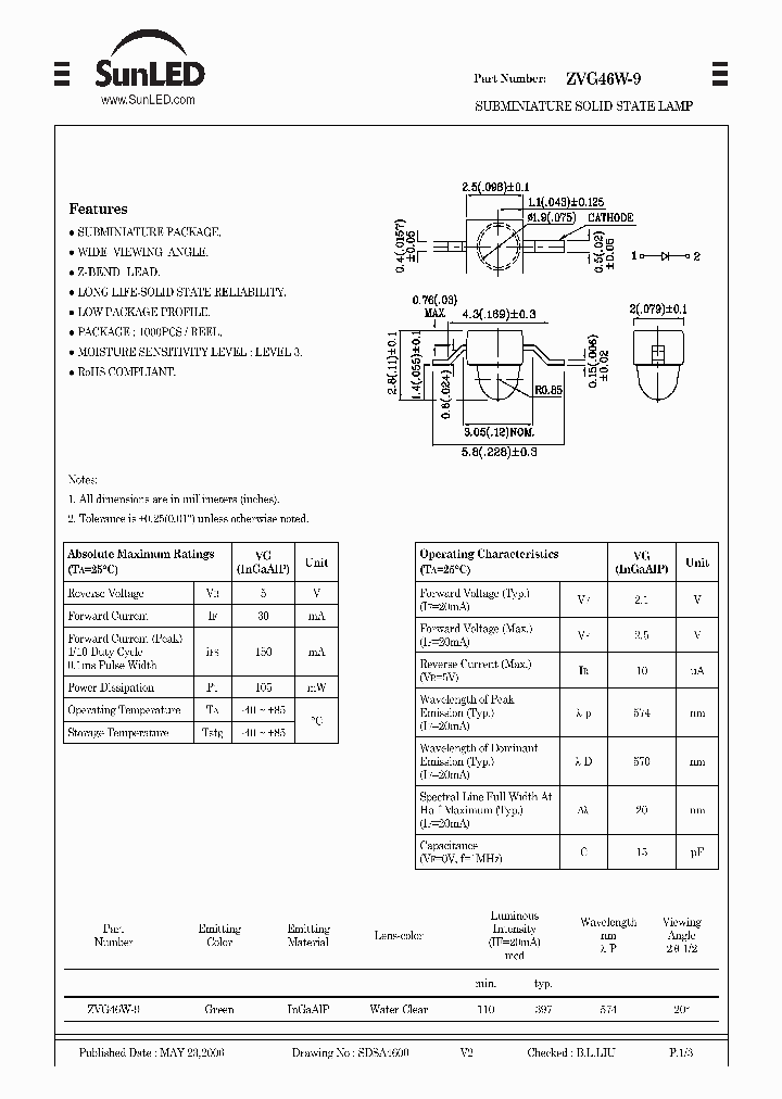 ZVG46W-9_4231883.PDF Datasheet