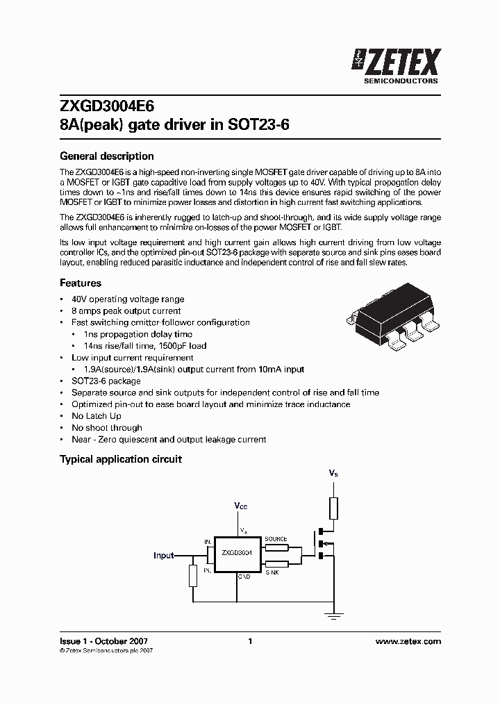 ZXGD3004E6_4526909.PDF Datasheet