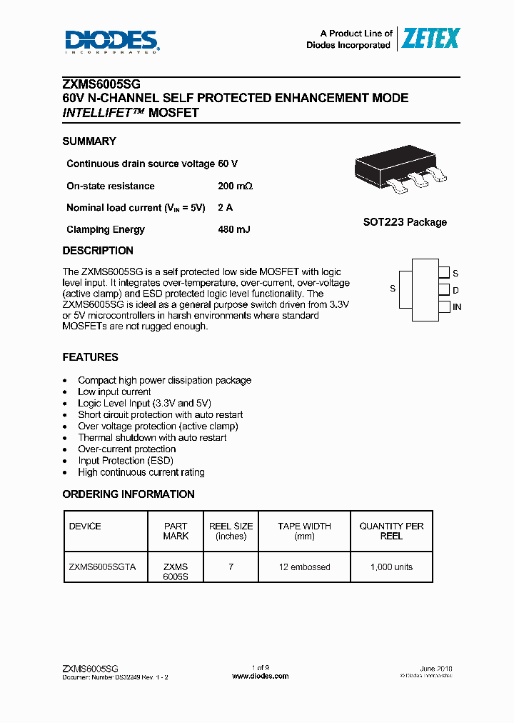 ZXMS6005SGTA_4607957.PDF Datasheet