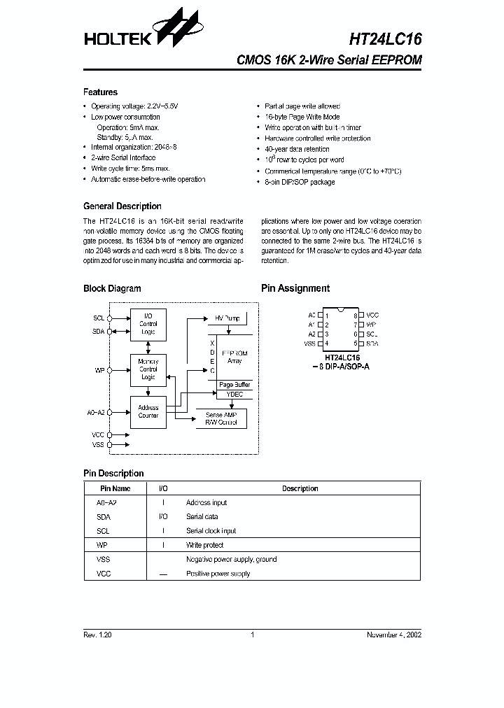 24LC16_965037.PDF Datasheet