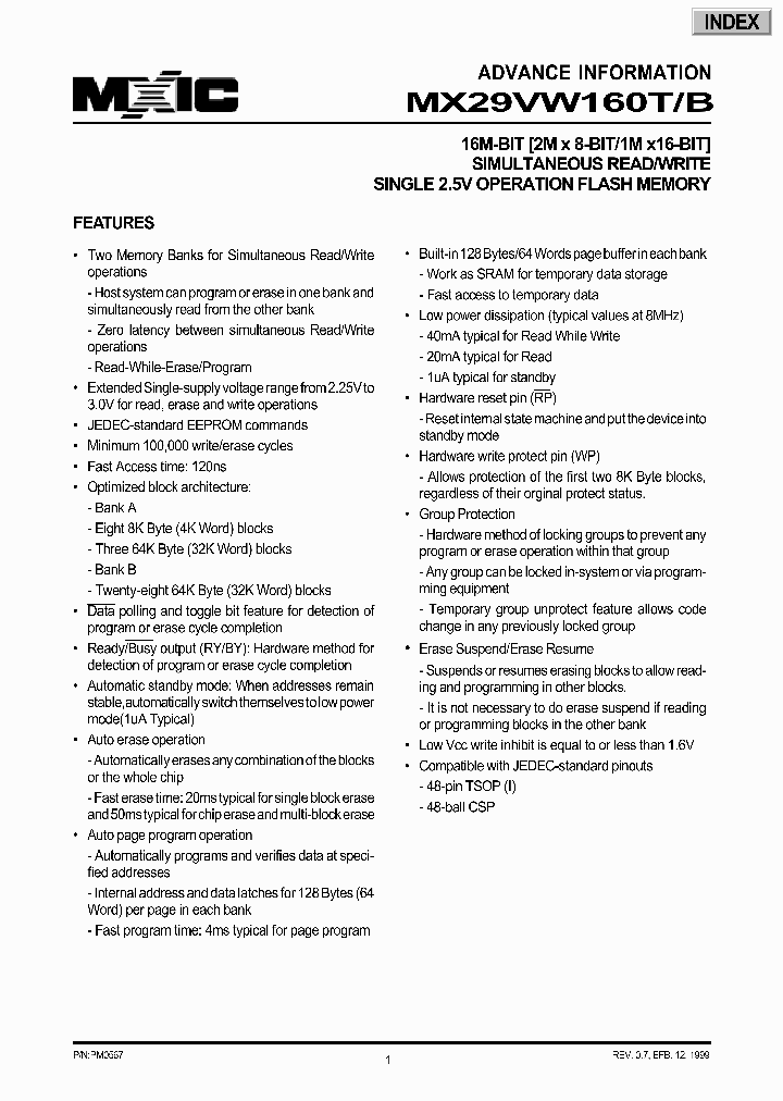 29VW160T_965677.PDF Datasheet