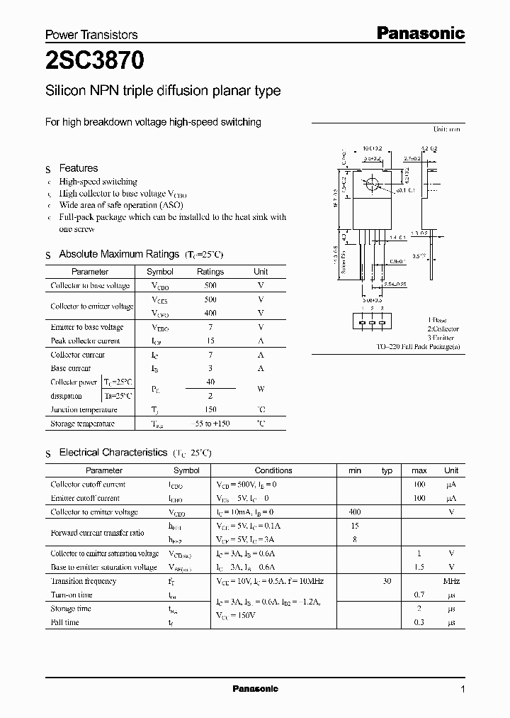 2SC3870_966162.PDF Datasheet
