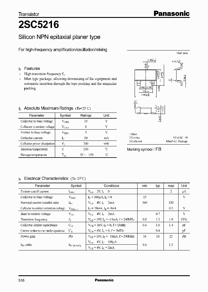 2SC5216_966290.PDF Datasheet