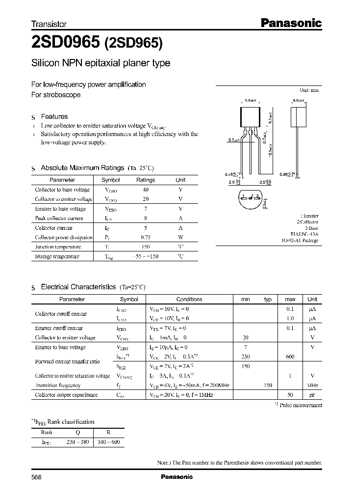2SD0965_966365.PDF Datasheet