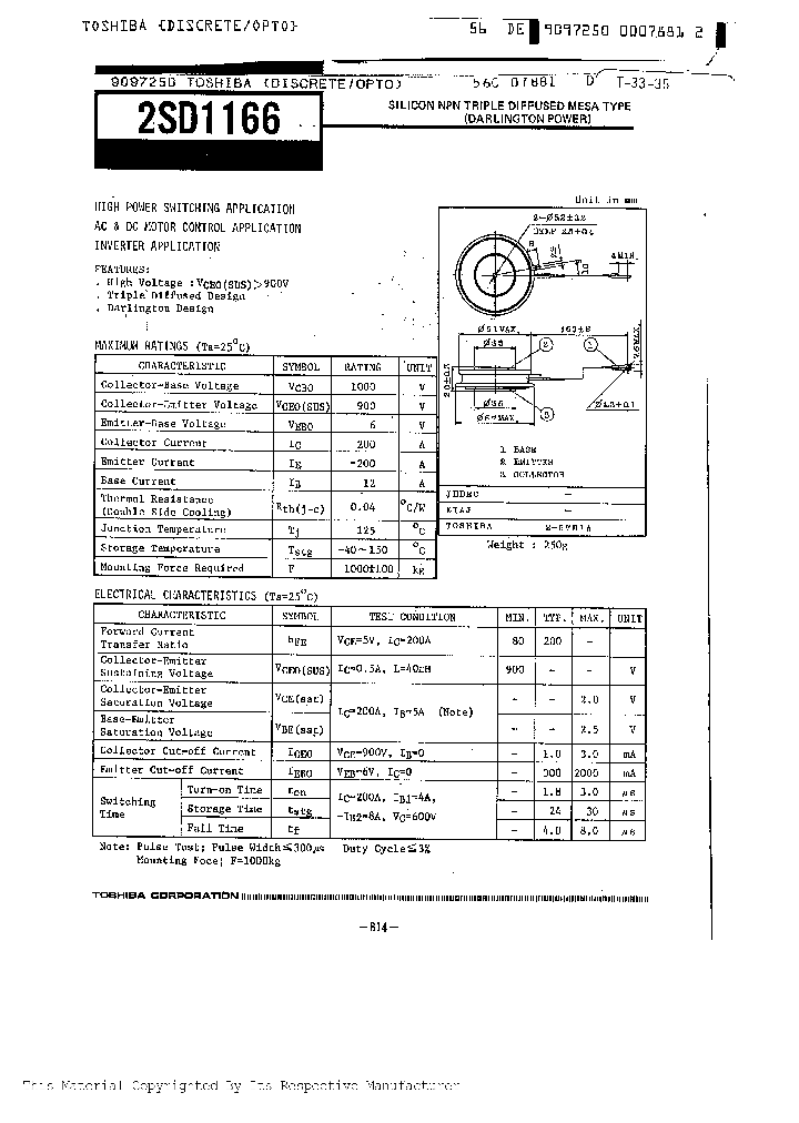 2SD1166_966382.PDF Datasheet