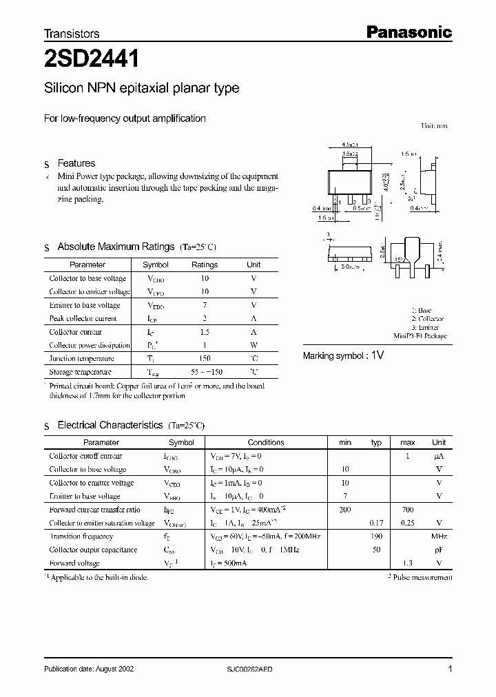 2SD2441_966537.PDF Datasheet