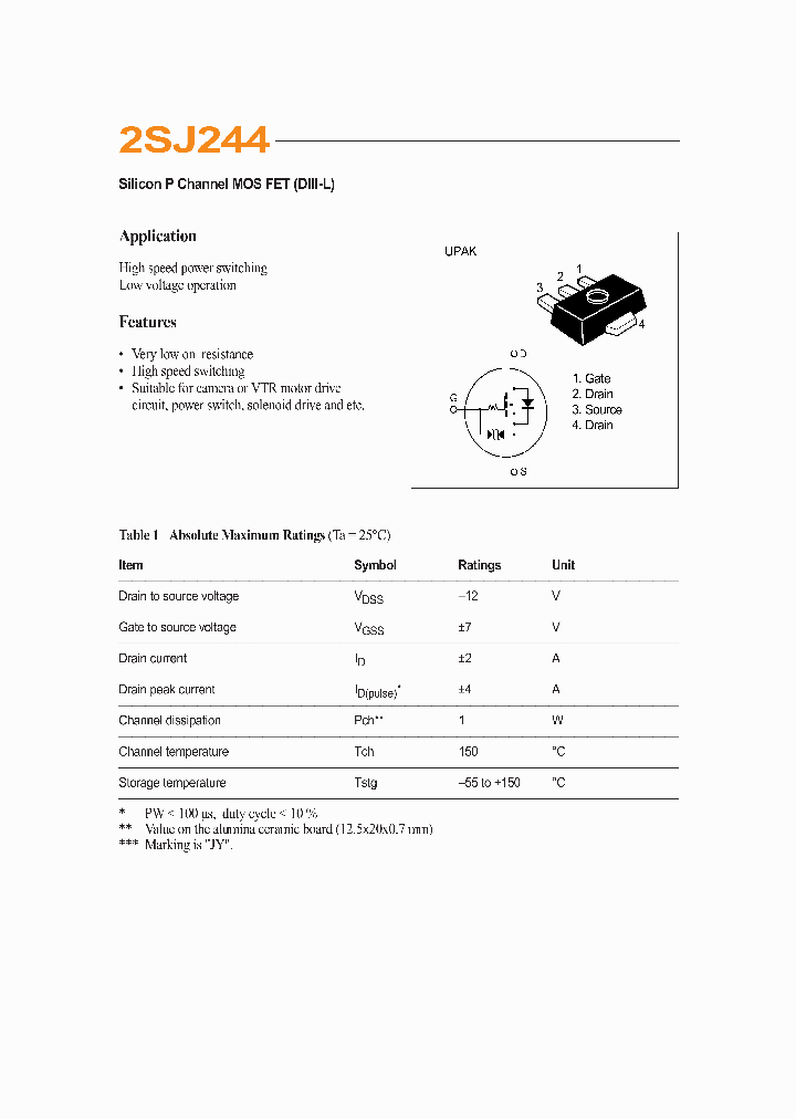 2SJ244_966634.PDF Datasheet