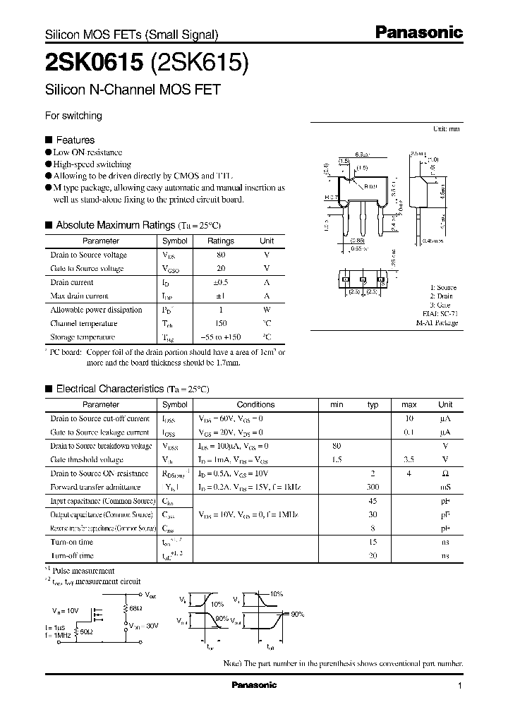 2SK0615_966697.PDF Datasheet