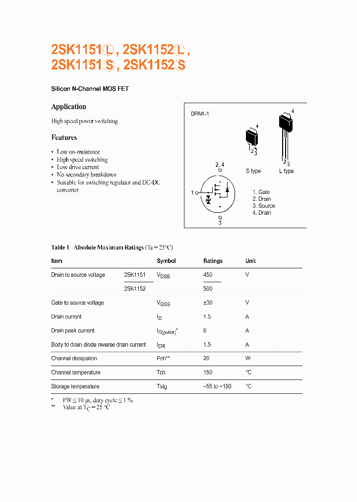 2SK1151_966710.PDF Datasheet