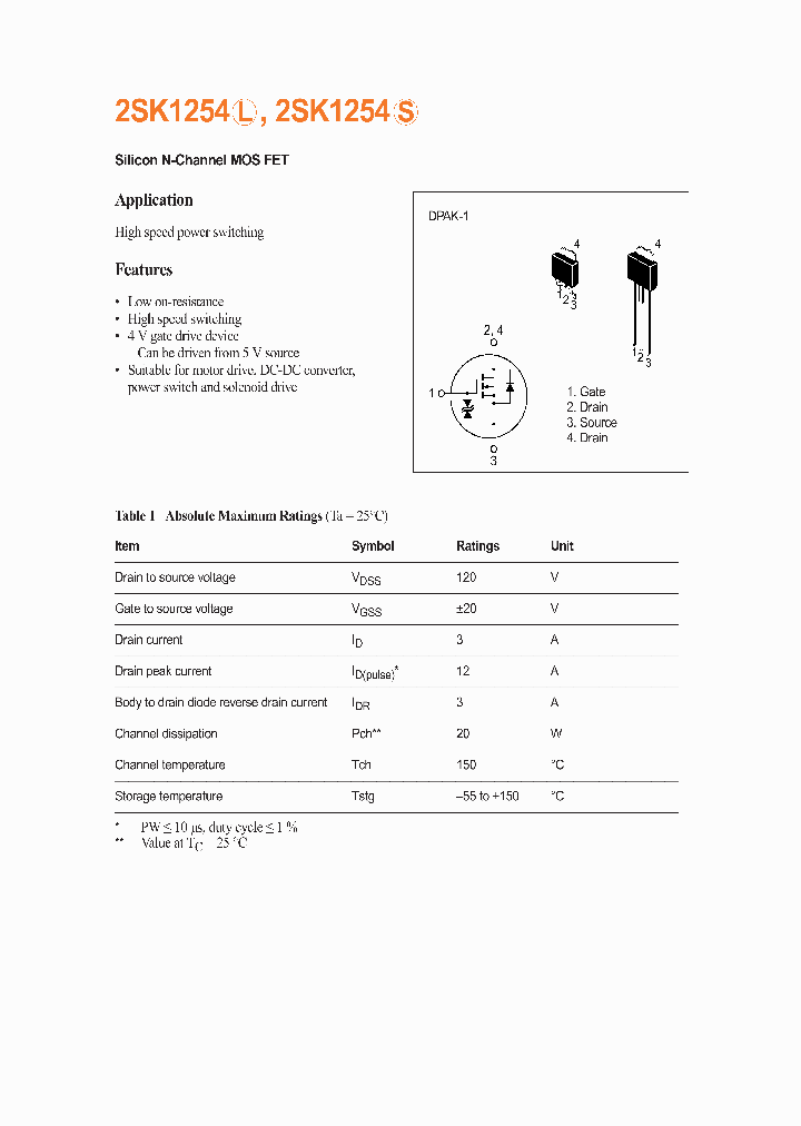 2SK1254_966721.PDF Datasheet
