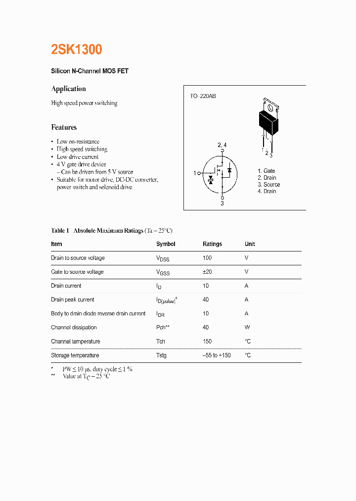 2SK1300_966724.PDF Datasheet