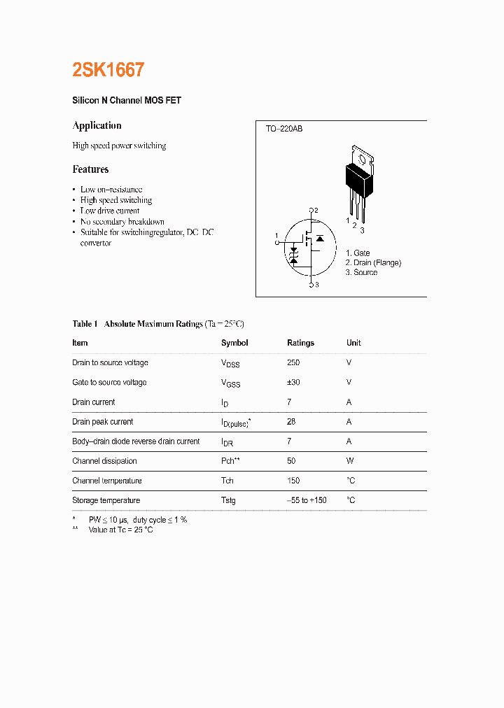 2SK1667_966783.PDF Datasheet