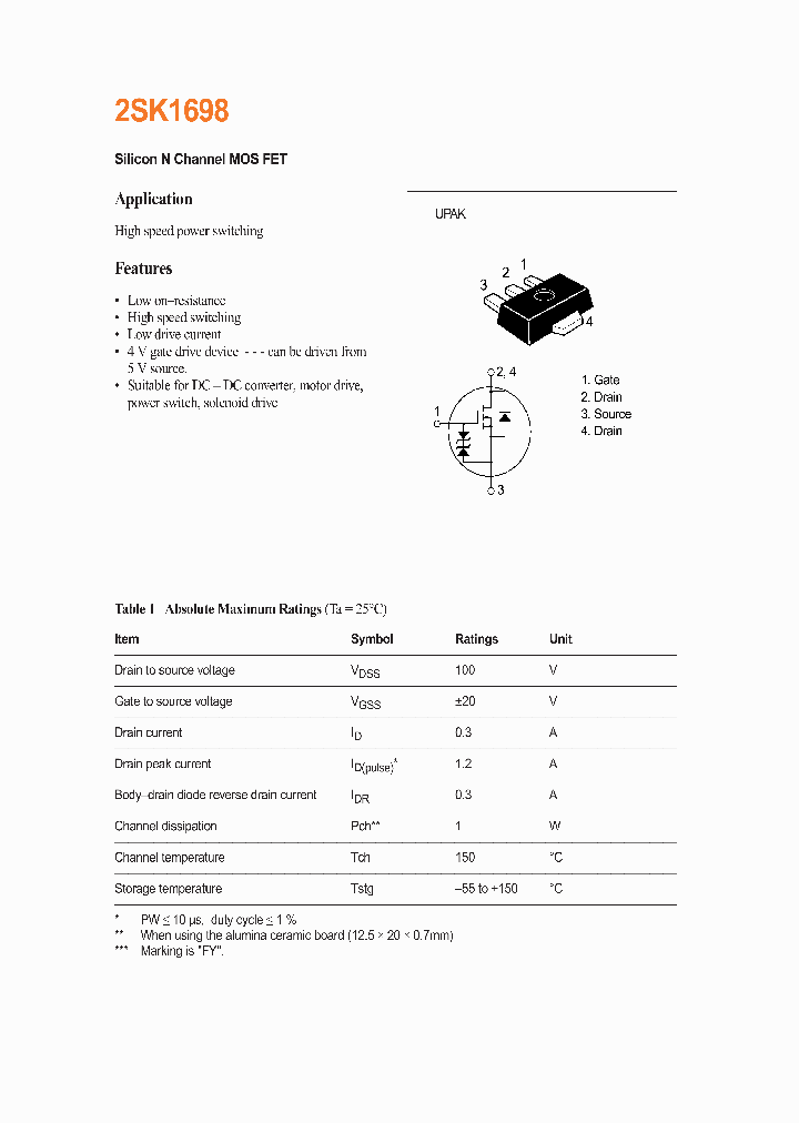 2SK1698_966790.PDF Datasheet