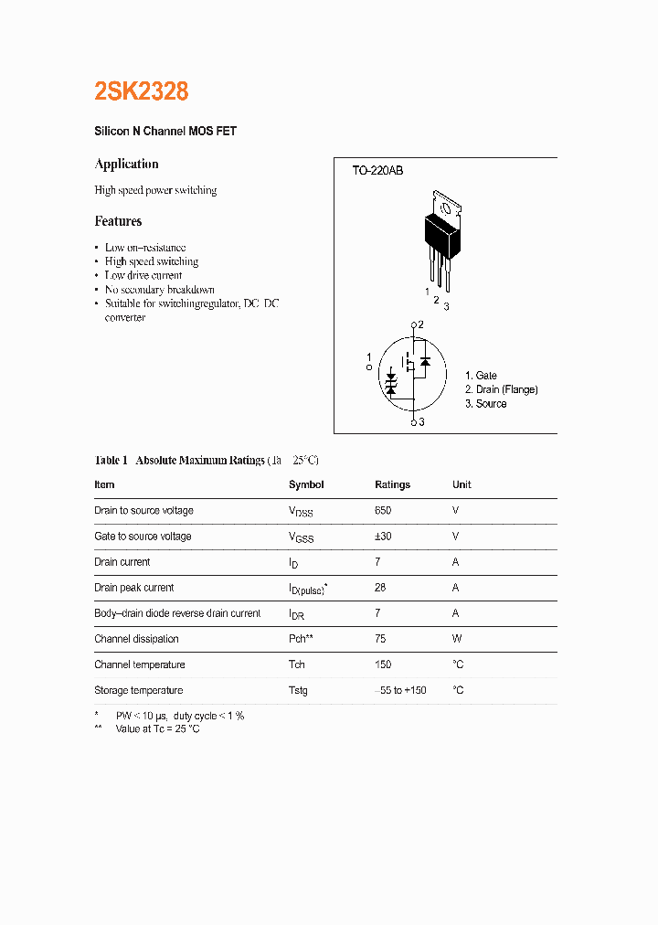 2SK2328_966850.PDF Datasheet