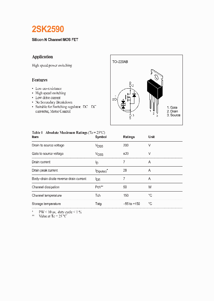2SK2590_966868.PDF Datasheet