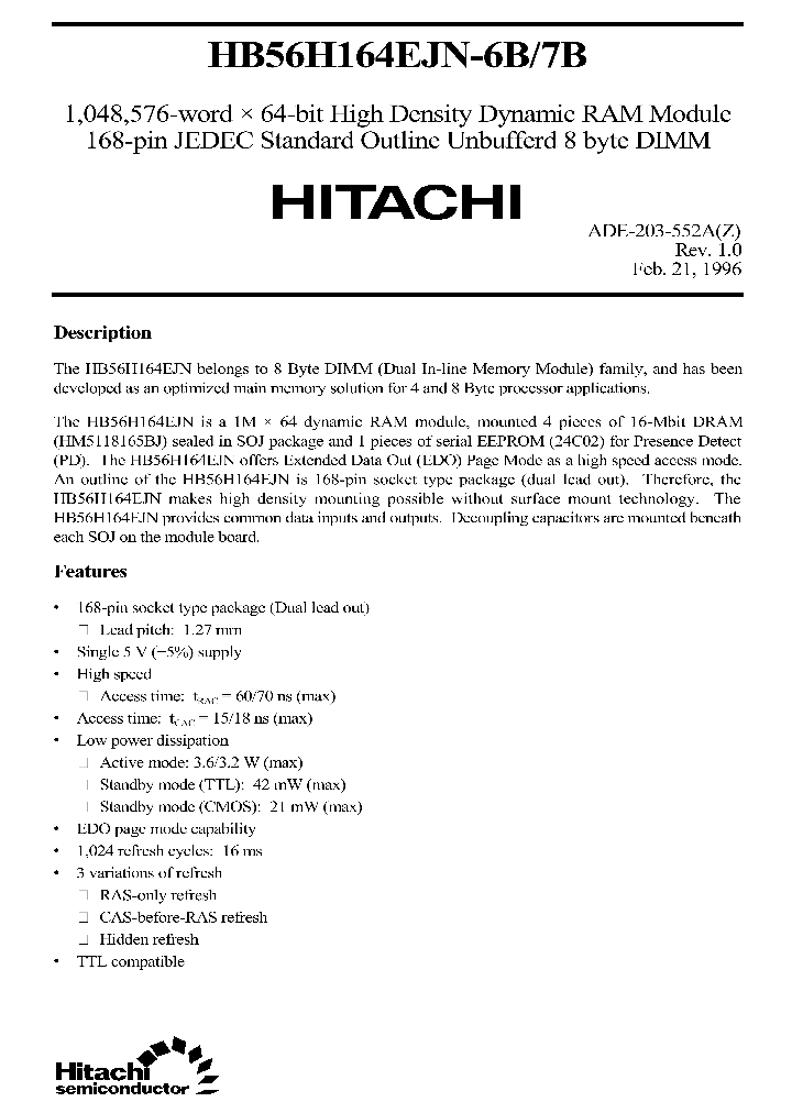 56H164EN_968867.PDF Datasheet