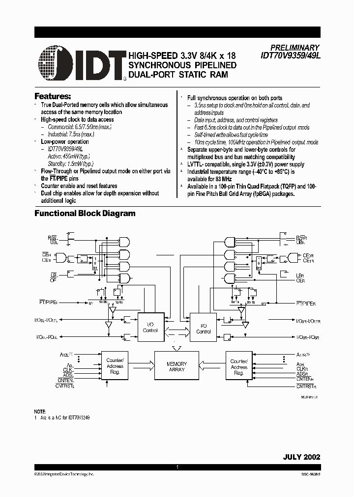 70V9359DS94286_970314.PDF Datasheet