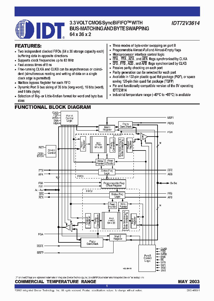72V3614DS65434_970474.PDF Datasheet