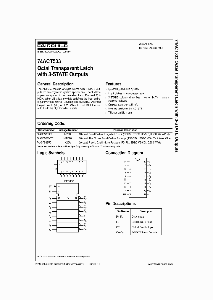 74ACT533_970683.PDF Datasheet