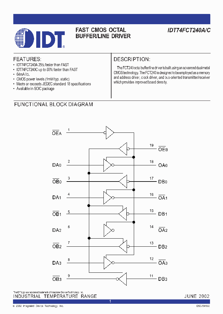 74FCT240DS29527_971054.PDF Datasheet