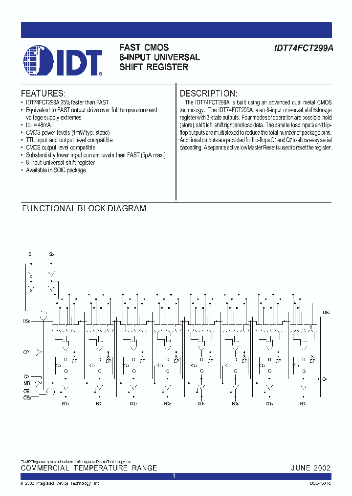 74FCT299DS15318_971061.PDF Datasheet