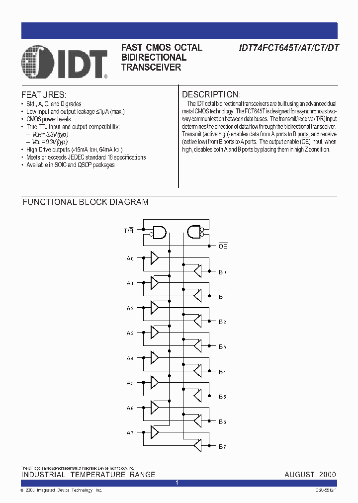 74FCT645TDS79290_971079.PDF Datasheet
