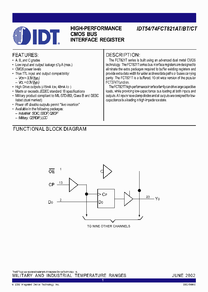74FCT821TDS21895_971085.PDF Datasheet