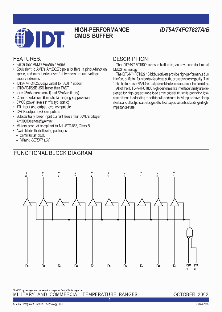 74FCT827DS12724_971088.PDF Datasheet