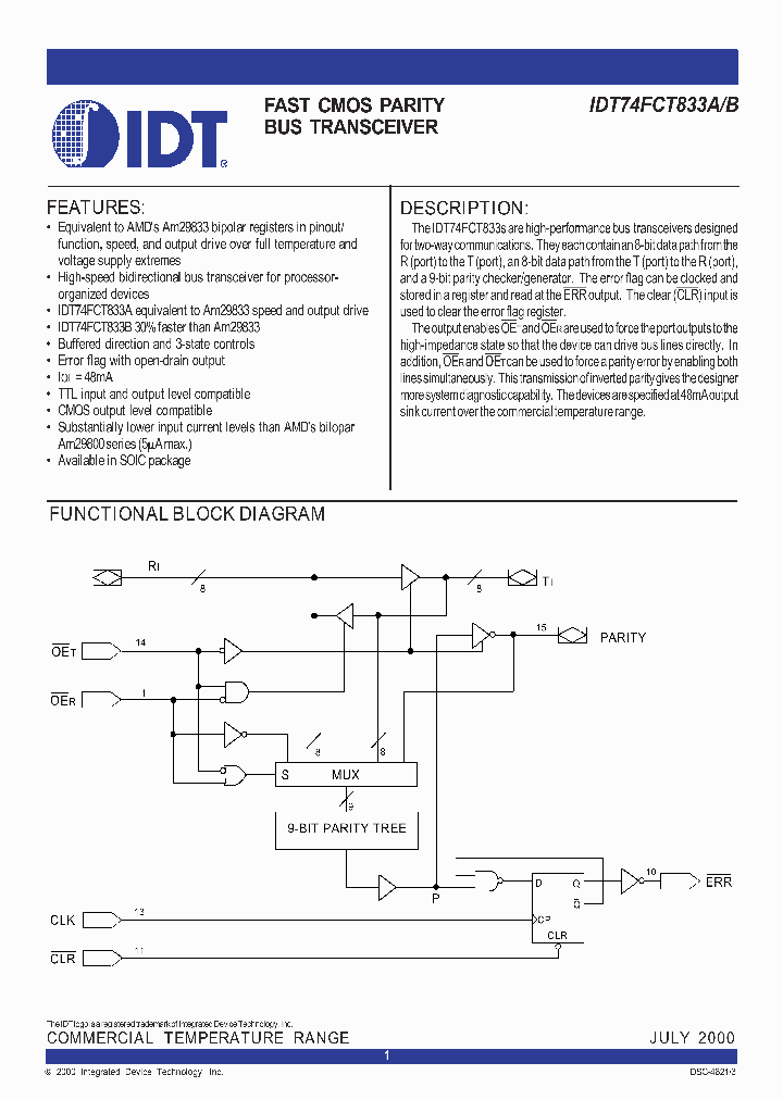 74FCT833DS19459_971090.PDF Datasheet