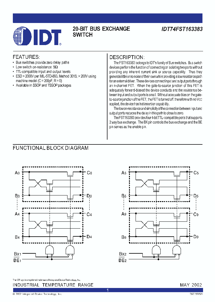 74FST163383DS90664_971109.PDF Datasheet