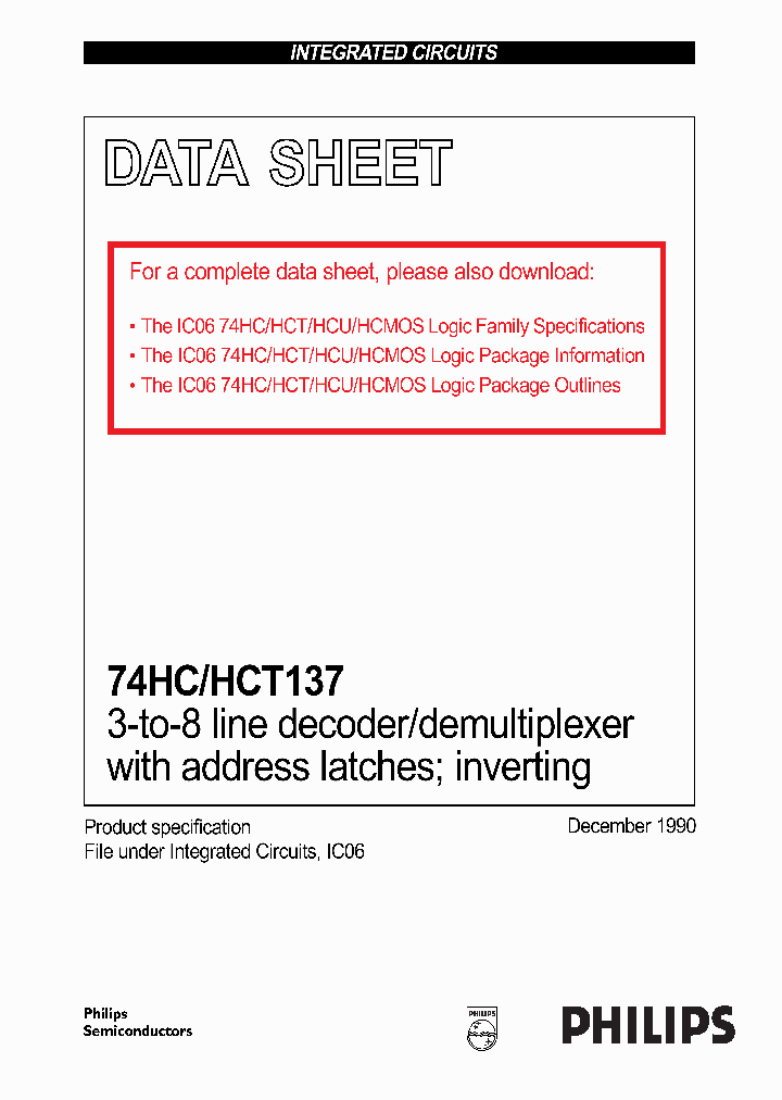 74HCHCT137CNV2_971124.PDF Datasheet