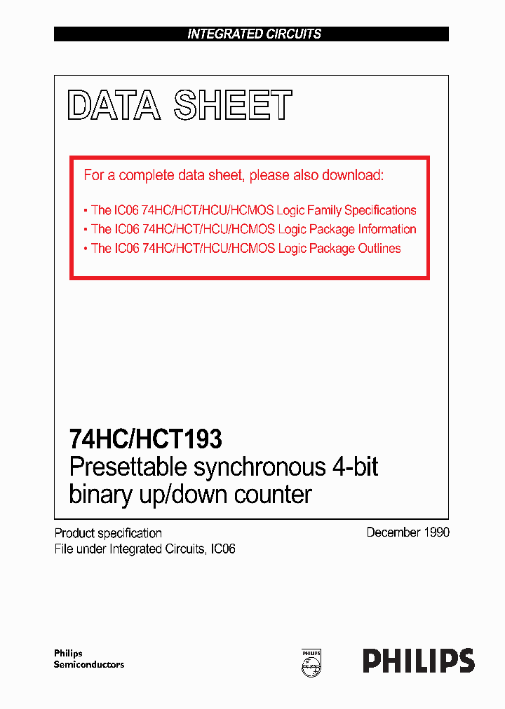 74HCHCT193CNV2_971135.PDF Datasheet